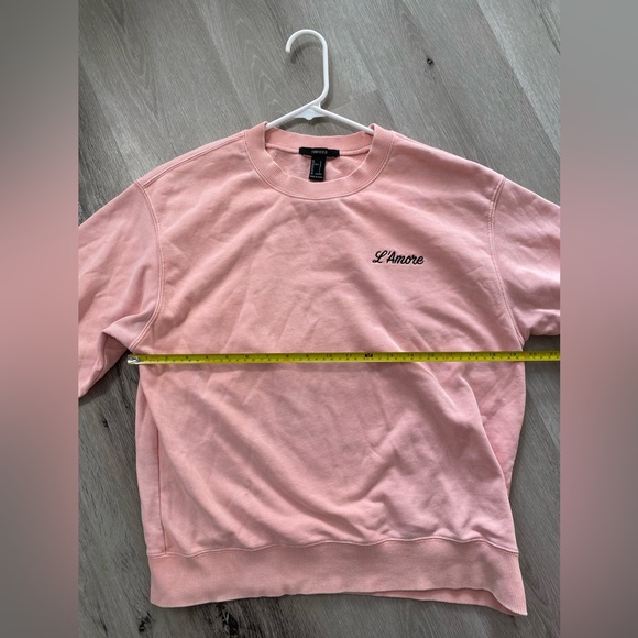 Forever 21 Sweaters - FOREVER 21 L’AMORE Crewneck Size: L  Color: Peachy Pink